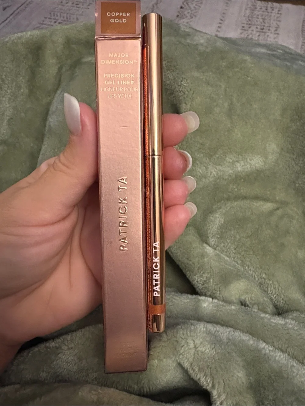 Patrick Ta Major Dimension Precision Gel Liner - Rose Gold Packaging